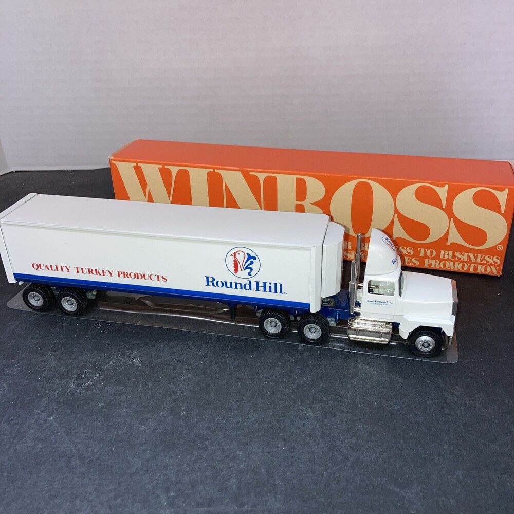 Round Hill Quality Turkey Products '90 Winross Truck Trailer
